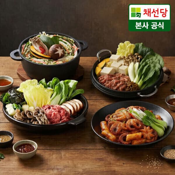 채선당 채선당 샤브샤브 밀키트 2인 쭈꾸미볶음 620g