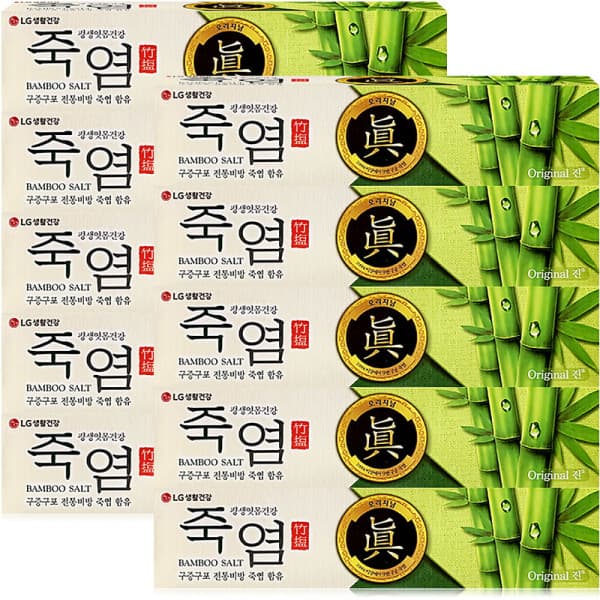킹콩365 LG 죽염치약 오리지날 진 160g x 10개 - 최저가 23,850원