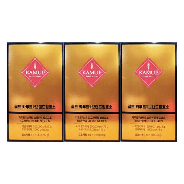 써클홀딩스 골드 카무트 효소 3g x 30포 x 3개