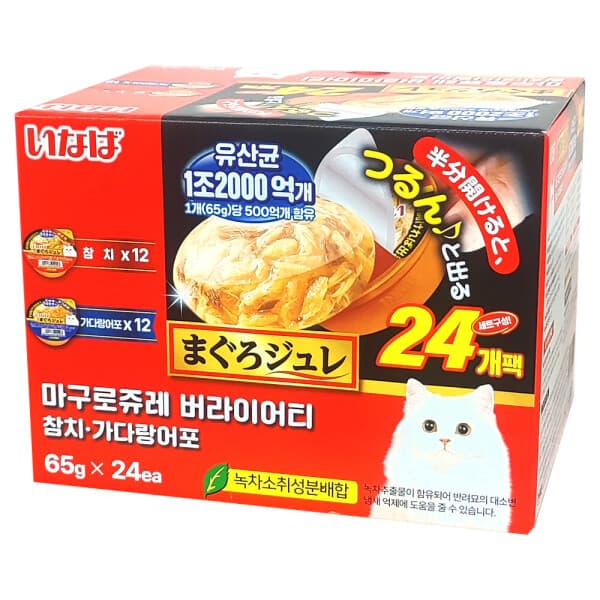 (주)커피몰 이나바 마구로쥬레 참치 가다랑어 65g x 24개입 - 최저가 26,400원