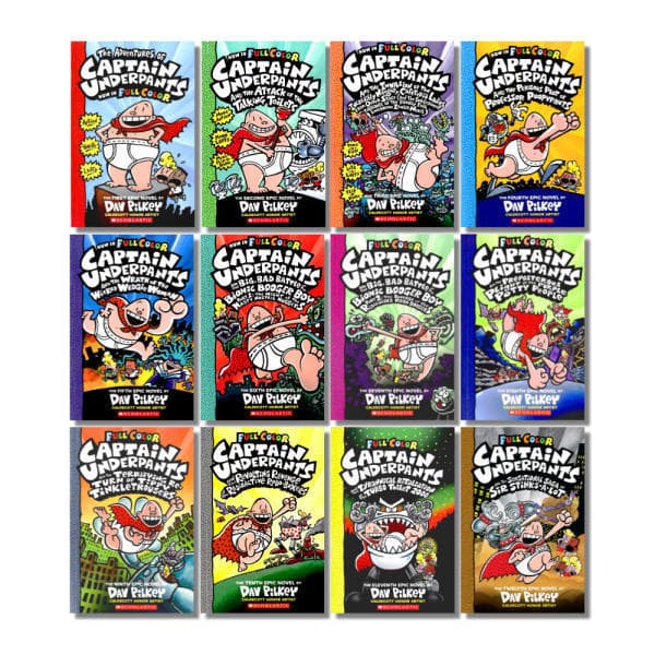 LanguageWorld Captain Underpants 1~12 Color Edition