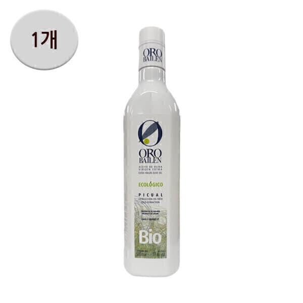 (주)디카라이프 오로바일렌 엑스트라버진 올리브오일 바이오 피쿠알 500ml