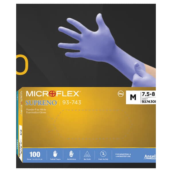 티케이스프레이 MICROFLEX 일회용 니트릴장갑 SUPRENO 93-743