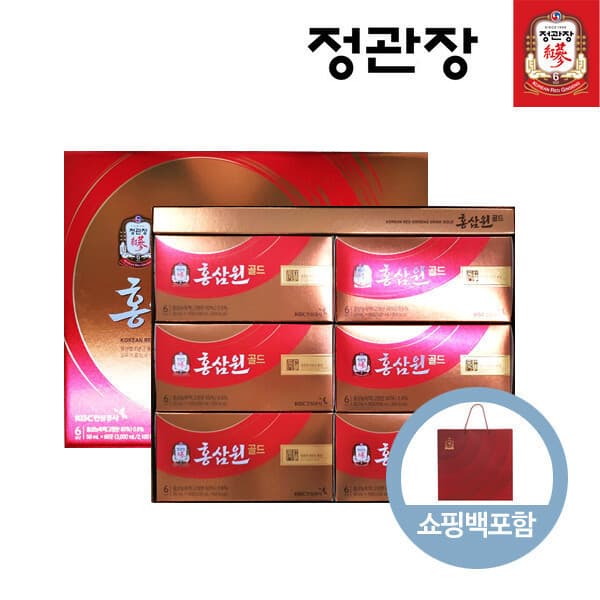해피셀렉트 정관장 홍삼원골드 50mlX60포 홍삼선물세트