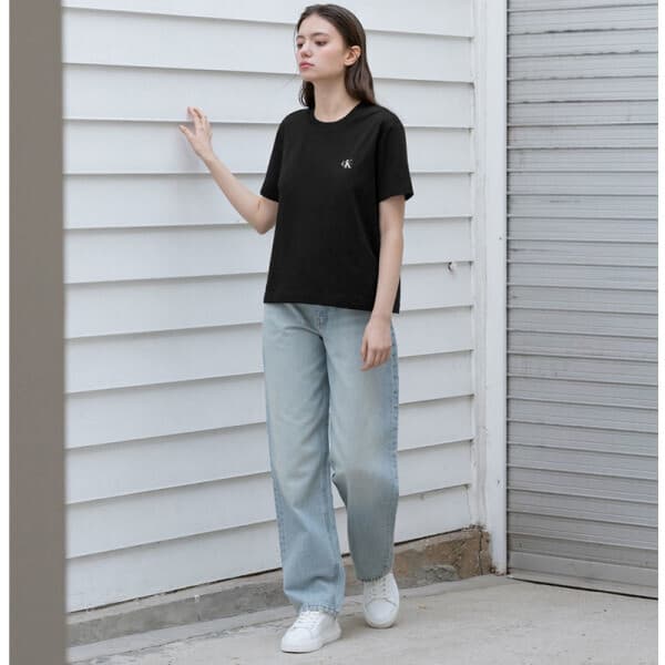 롯데프리미엄아울렛 여성 90s 루즈핏 라이트블루 데님 47B926G - 최저가 70,970원