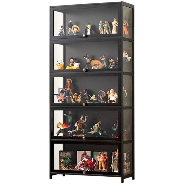 편리샾 이케아 피규어 진열장 장식장 LED 원목색 와인장 A형 60cm 문2 - 최저가 116,650원
