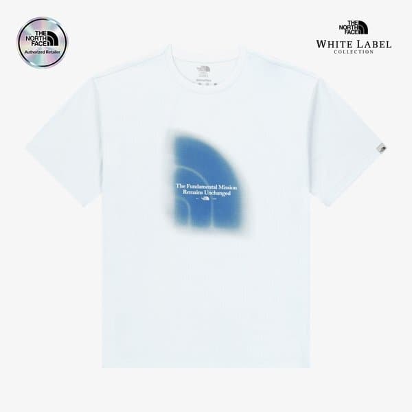 신세계백화점 노스페이스 NT7UR13J 화이트라벨 미스티 로고 반팔 라운드티 WHITE - 최저가 29,320원