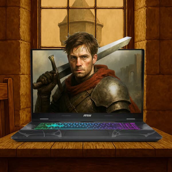 희망찬CNC MSI 15인치 AMD 라이젠 R7 RTX5050 D5-16GB 512GB Win11Home 사이보그 A15 AI B2HWEKG-R7 HMC 마우스 증정