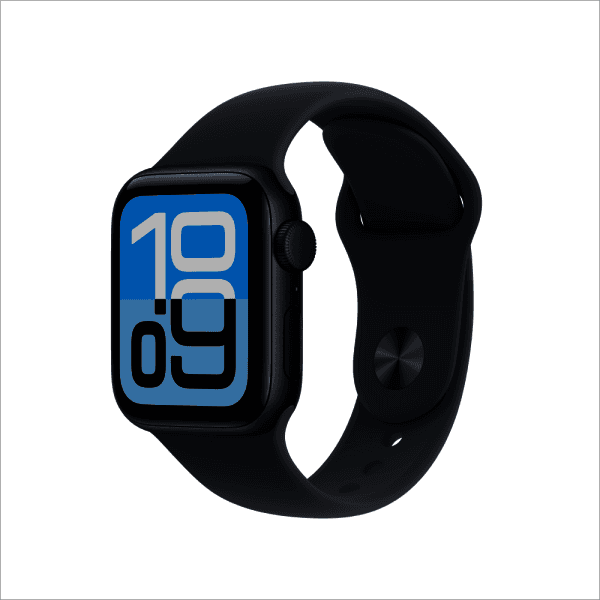 Apple공식판매점 애플워치 SE 3 GPS 40mm 미드나이트 알루미늄 케이스 미드나이트 스포츠 밴드 (S/M) MEH94KH/A