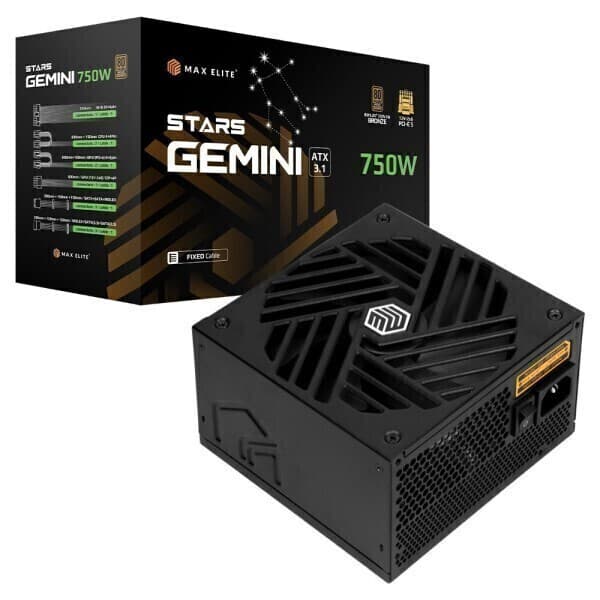 (주)히트정보 히트 맥스엘리트 STARS GEMINI 750W 80PLUS브론즈 ATX3.1 파워서플라이
