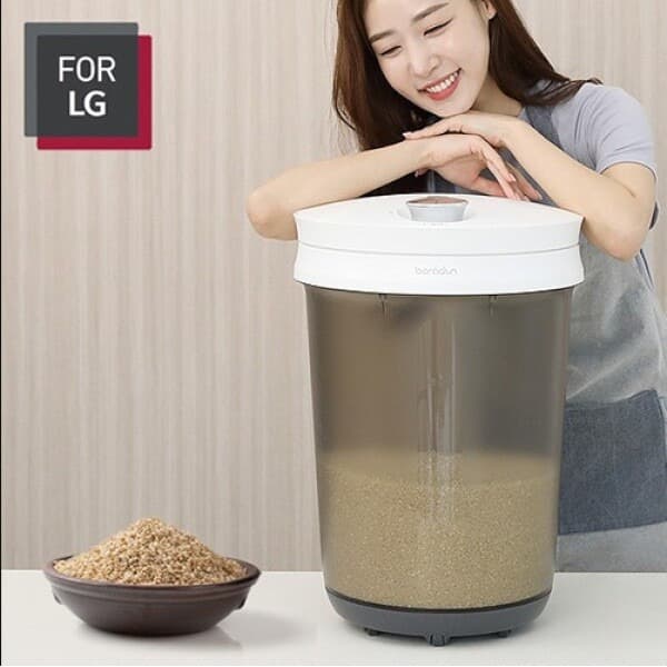 제이제이컴 LG 진공쌀통 20kg LGA-BRD002