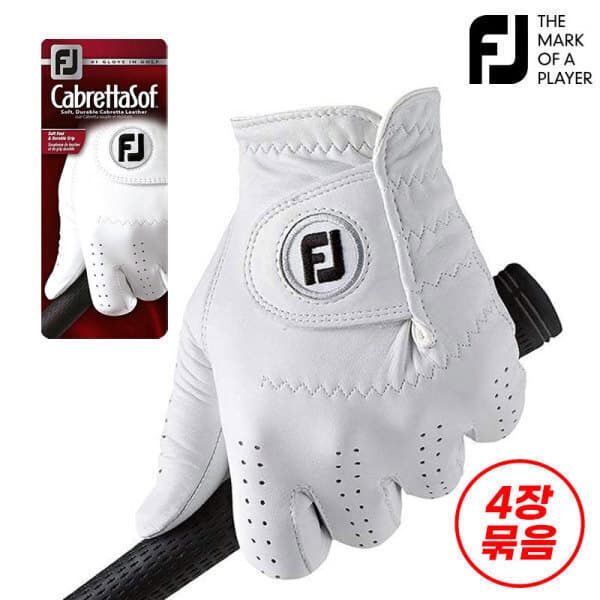 골프존마켓 풋조이 카브레타소프 남성 양피 골프장갑 4장