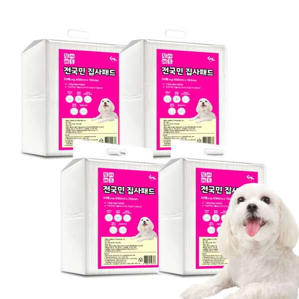 씨엔앨몰 씨엔앨라이프 집사 배변패드 45g 50매 x 4팩