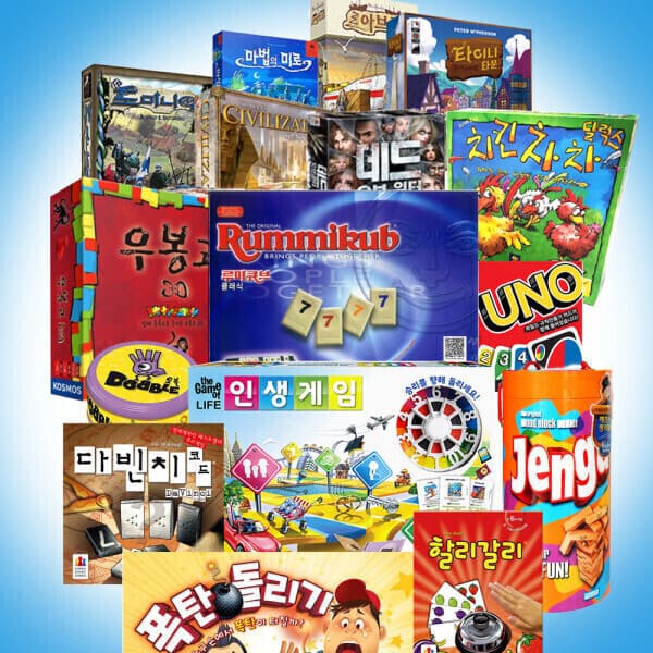 팬시앤라이프 보드게임 직소퍼즐 할리갈리 루미큐브 인생게임 다빈치코드