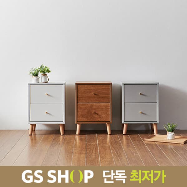 GS_SHOP_TV 가구데코 소호 2단서랍 침대 협탁 NA0226