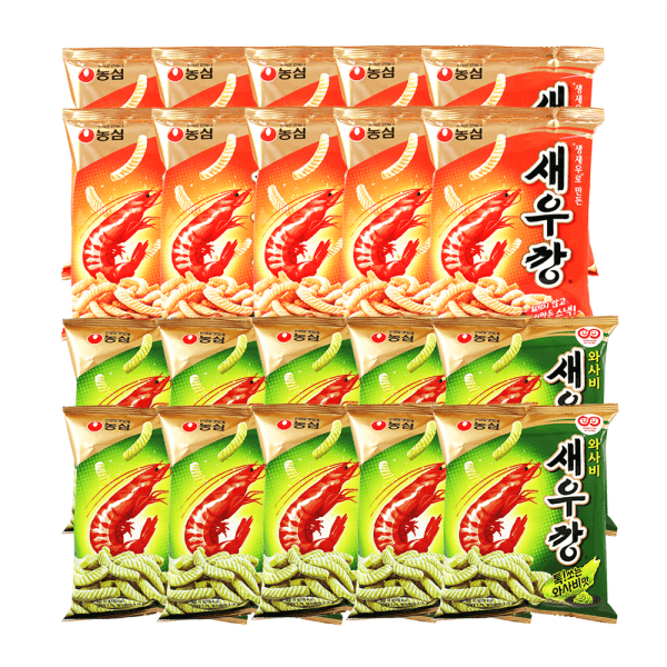농심-스타배송 농심 새우깡 10봉 + 와사비새우깡 10봉