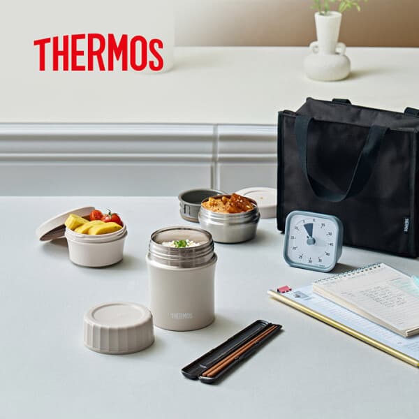 DaesanKorea 써모스 뉴 플+스 반반 보온도시락 1140ml TKLG-1151