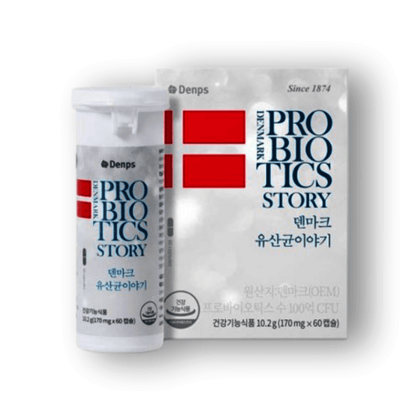 숲밍고 덴프스 덴마크 유산균 이야기 170mg x 60캡슐
