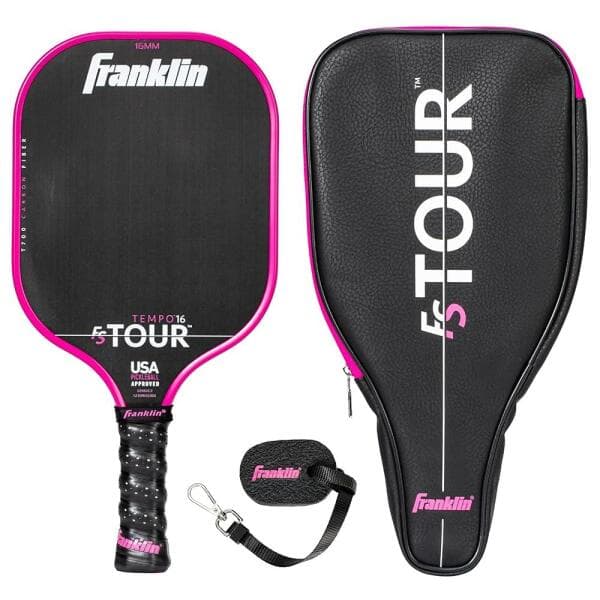판매갓 Franklin Sports Pro Pickleball 패들 세트 - FS 투어 시리즈 탄소 섬유 피클볼 패들 + 패들 커버 - 최저가 207,000원