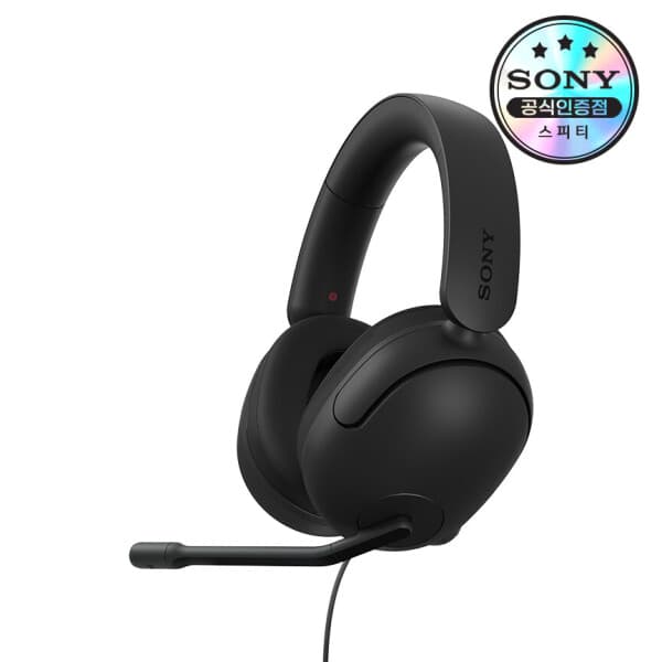 소니공식판매점스피티 소니 INZONE H3 유선 게이밍 헤드셋 MDR-G300/BZ 블랙
