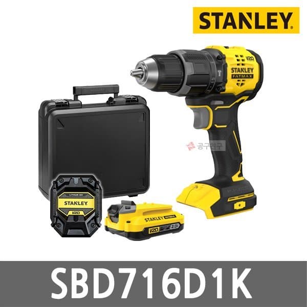 신세계몰 스탠리 SBD716D1K 충전 햄머 드릴 드라이버 20V MAX 2.0Ah 브러쉬리스 - 최저가 100,370원
