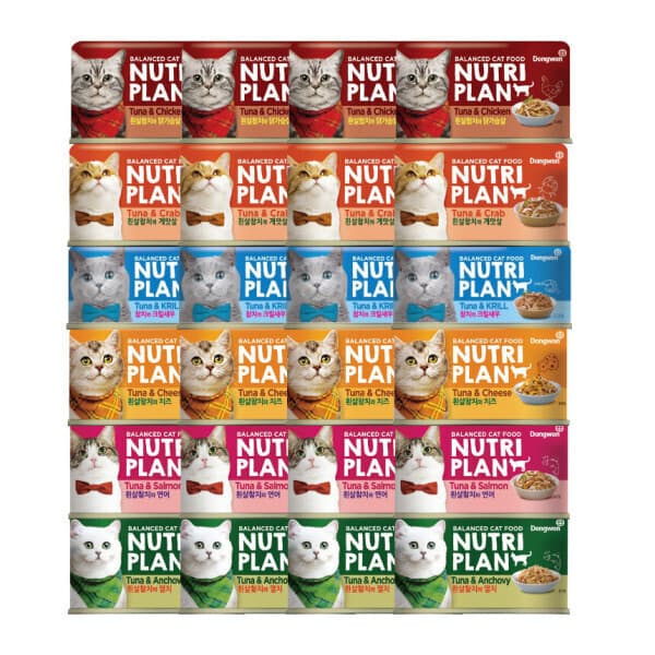 겟플렉스 동원 뉴트리플랜 고양이캔 6종혼합세트 160g 24개 - 최저가 24,900원