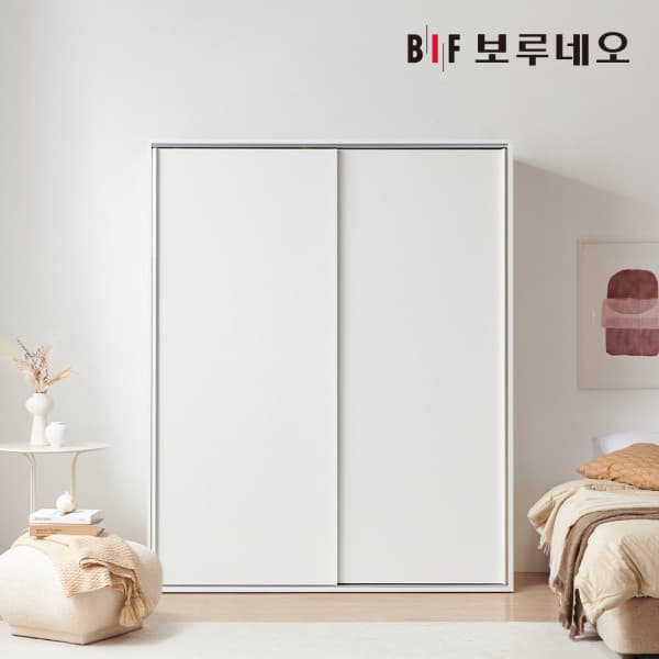 보루네오BIF 루시 슬라이딩 옷장 120~210cm 미닫이 슬라이드 장롱