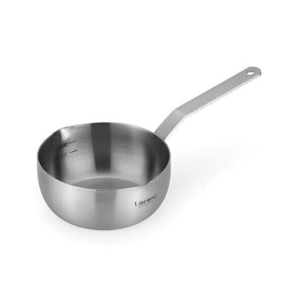 LACENA 베아또 통3중 올스텐 304 인덕션 편수 냄비 16cm
