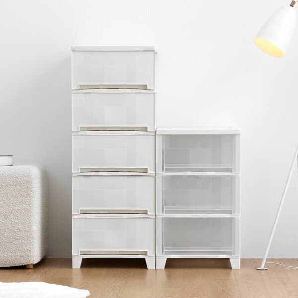 하우릿 국내제작 홈클로젯 플레인 3단 5단 서랍장 슬림 수납장 - 최저가 35,900원