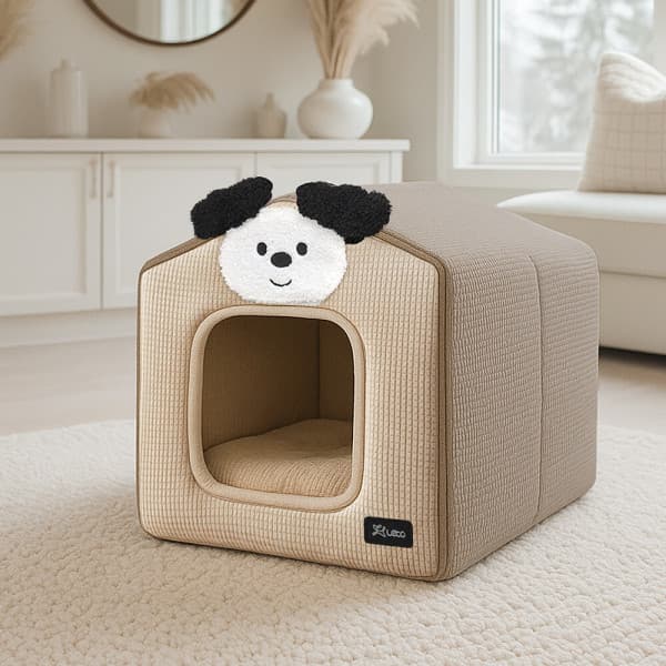 레토지엠에스 레토 강아지집 와플 하우스 쿠션세트 고양이 숨숨집 - 최저가 38,700원
