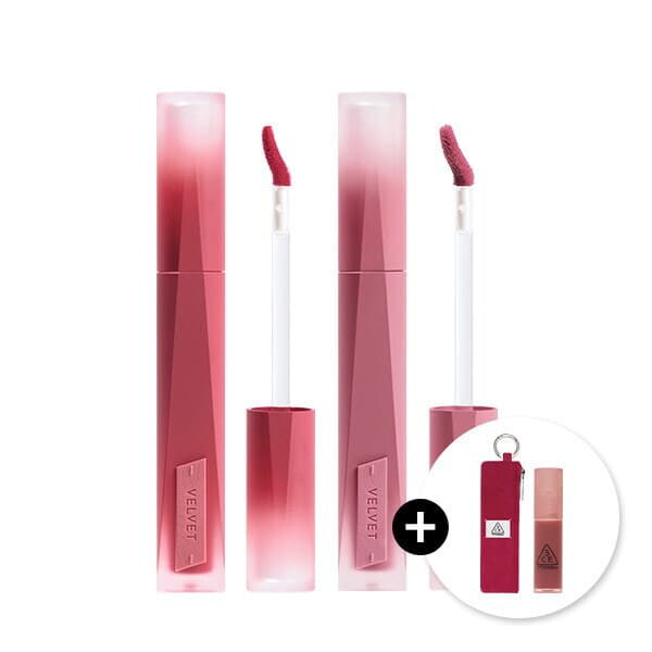 롯데아이몰 3CE 벨벳 립 틴트 플러쉬 2개 세트 - 최저가 28,000원