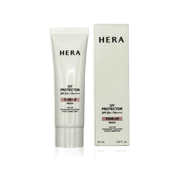 제이제이씨글로벌 헤라 UV 프로텍터 톤업 선크림 피치 SPF50+PA++++ 50ml