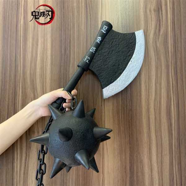 라브라바직구스토어 귀멸의 칼날 교메이 무한성 도끼 철퇴 코스프레 소품 - 최저가 31,620원