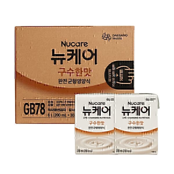 다뮤웍스 대상웰라이프 뉴케어 구수한맛 200ml 30개