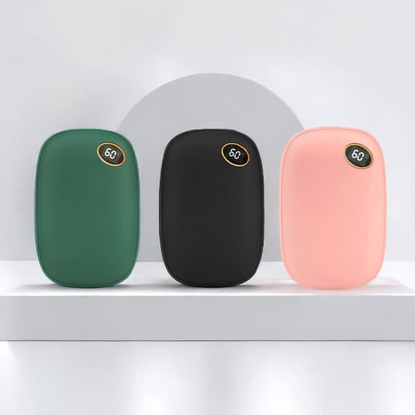 마농픽 스톤 LED 휴대용 충전식 전기 손난로 보조배터리 10000mAh 양면발열