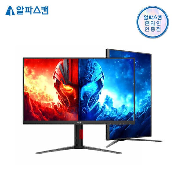 알파스캔스토어 알파스캔 AOC U27G4 게이밍 모니터 27인치 4K UHD 320Hz IPS