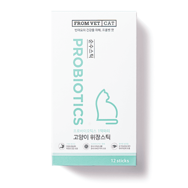 FROMVET 프롬벳 고양이 유산균 영양제 프로바이오틱스 12g x 12p - 최저가 10,800원