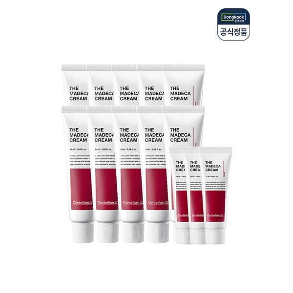 fashionplus 센텔리안24 더 마데카크림 50ml 10개+15ml 3개 - 최저가 70,590원