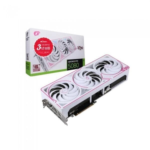 여운스토어G COLORFUL iGame 지포스 RTX 5080 ULTRA OC White D7 16GB