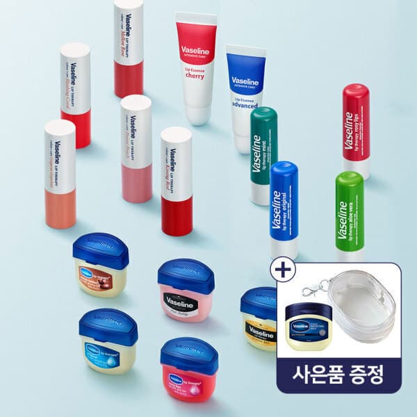 유니레버뷰티 바세린 립밤스틱 4.8g 4개