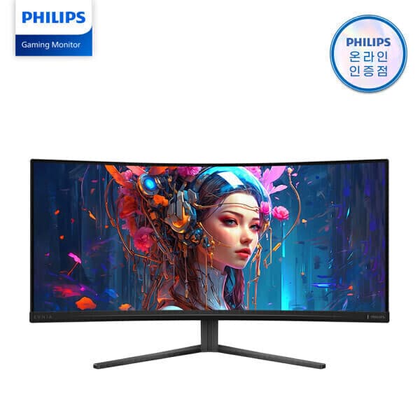 알파스캔스토어 필립스 에브니아 34M2C3500L WQHD 180Hz 커브드 울트라와이드 게이밍 모니터 - 최저가 358,000원