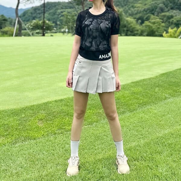 모드하이 골프웨어 어메이징 풀 테크메쉬 에어서킷 후디 골프 풀오버 티셔츠