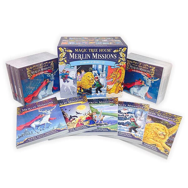LanguageWorld MTH Merlin Missions 1-25 Set Book CD Wordbook - 최저가 231,250원