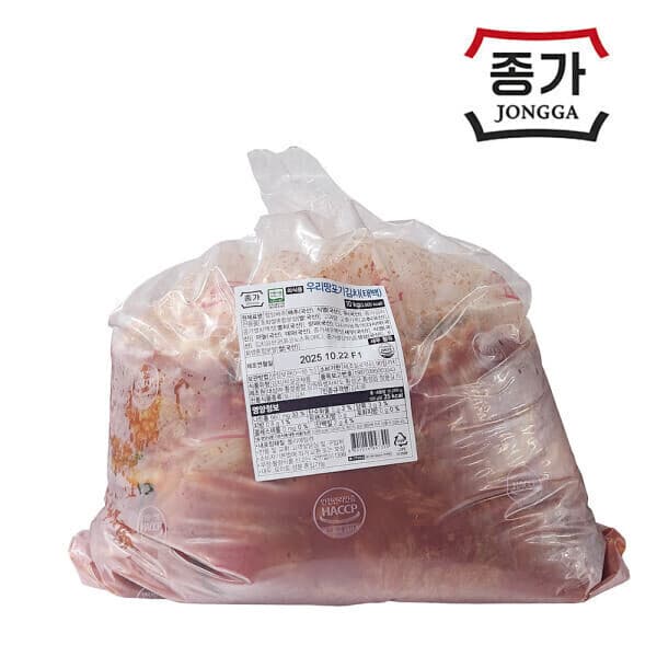 엄마밥상 대상 종가집 포기김치 태백 10kg