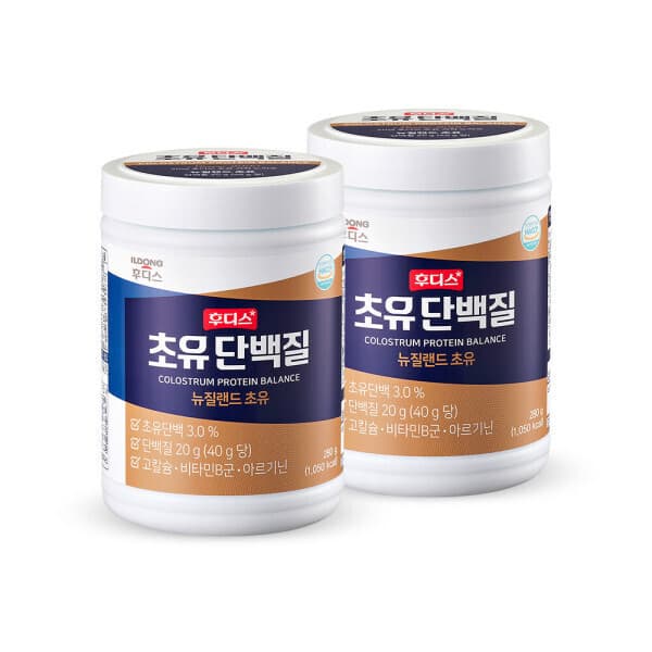 일동후디스(주) 후디스 초유단백질 280g 2개 +보틀