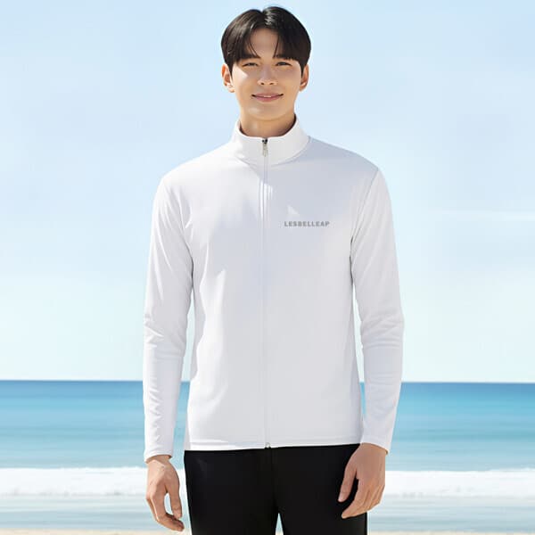 테이크파이브 벨리프 남자 집업 긴팔 래쉬가드 루즈핏 수영복 상의