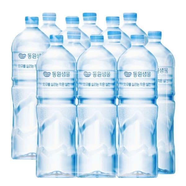 쇼우몰 동원샘물 무라벨 2L 12병