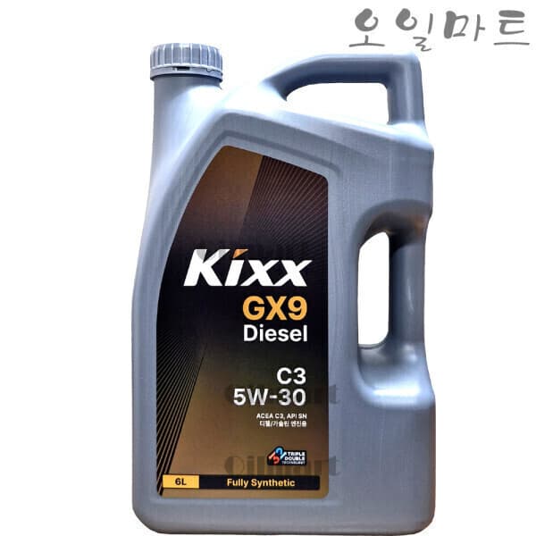 oiltop 오일마트 킥스 KIXX GX9 C3 5W30 6리터 디젤 엔진오일