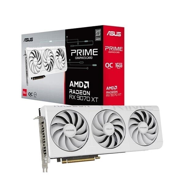 다온다쇼핑 ASUS PRIME 라데온 RX 9070 XT WHITE OC D6 16GB - 최저가 1,274,000원