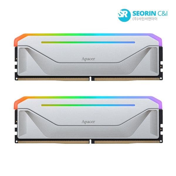 (주)서린씨앤아이 Apacer DDR5-5200 CL40 NOX RGB SILVER 32GB(16Gx2) - 최저가 610,080원